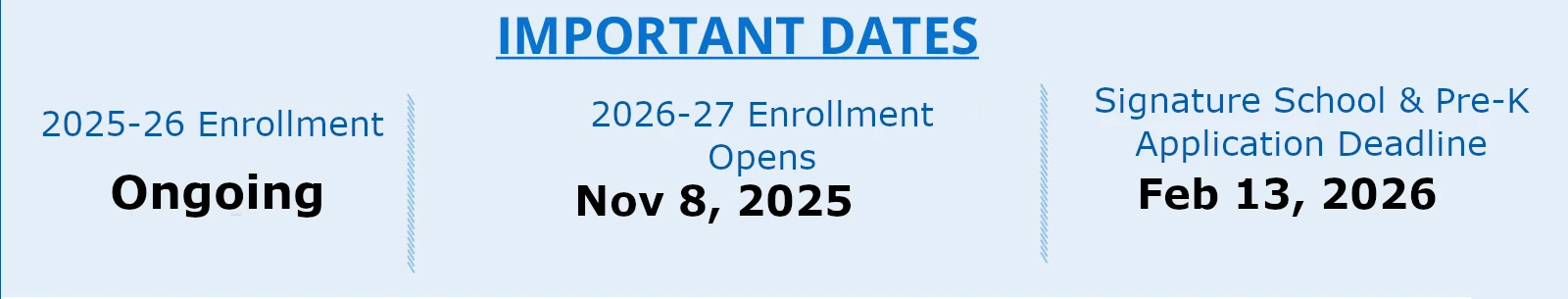 2025 important dates